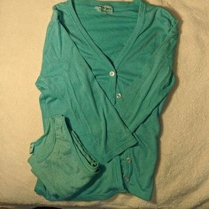 Michael Stars Turquoise Twinset